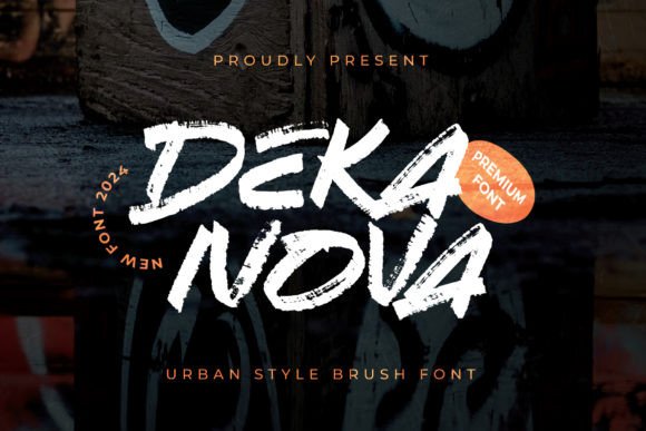 Dekanova: The Expressive Brush Font for Modern Design
