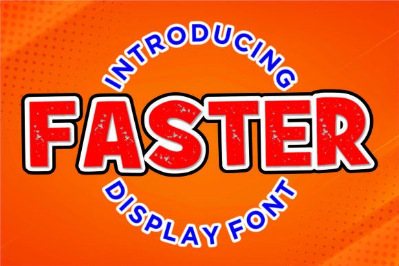 Discover the Bold Character of the Faster Display Font