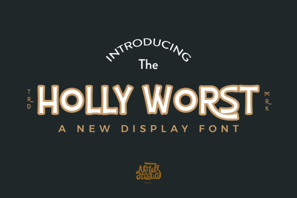 Discover the Bold Elegance of Holly Worst Font