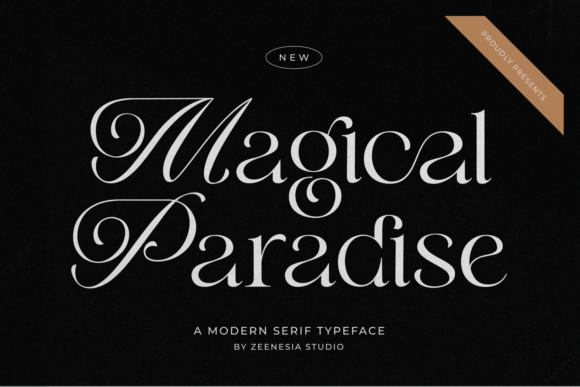 Discover the Distinguished Charm of Magical Paradise Typography