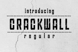 Exploring Crackwall: A Display Font with Authentic Edge