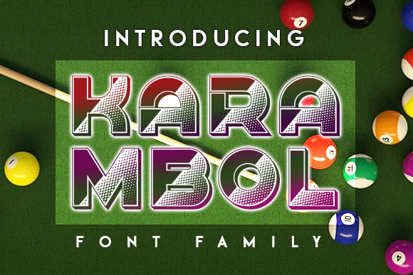 Exploring the Creative Potential of the Karambol Display Font