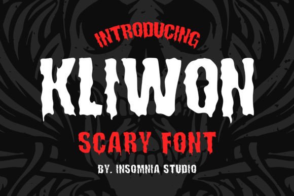 Kliwon Scary: A Typeface for Unforgettable Halloween Designs