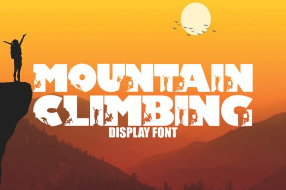 Mountain Climbing: A Fun Decorative Font for Creative Projects